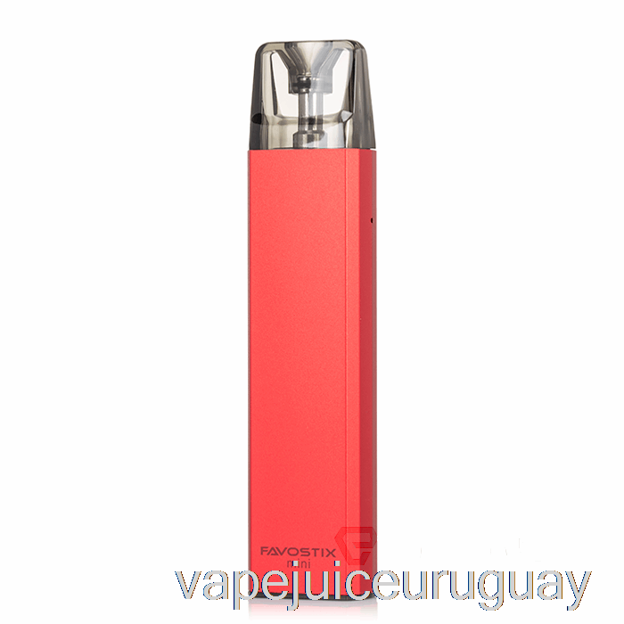 Aspirador Favostix Mini Kit De Inicio Vape Rojo Recargable